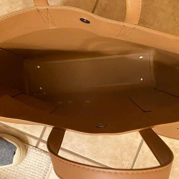 Calpak Haven 16" Laptop Tote Bag in Toffee - Picture 4 of 5